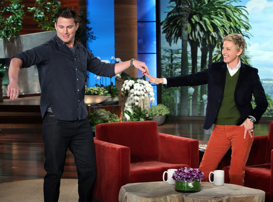 Channing Tatum, Ellen DeGeneres Channing Tatum, Ellen DeGeneres